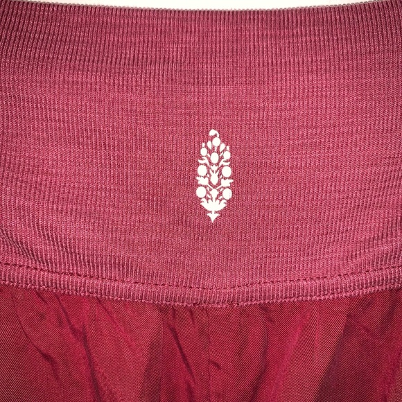 Free People Movement Chica Lyrical Flow Pant Berry L - Picture 10 of 15